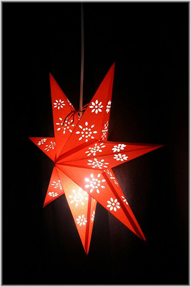 * Boho PARTY Lampion Ethno STERNLAMPE Lampenschirm GOA Laterne Psy Hippie STERN - Bild 1 von 3