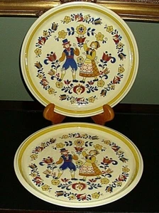 Mikasa Country Store ~ Courtship ~ Dinner Plates  10-3/4" Set of 2 - Picture 1 of 3