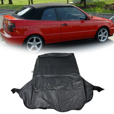 New For 1995-2001 Volkswagen VW Golf Cabriolet Convertible Soft Top Black Cabrio - Image 1 of 4