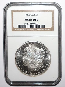 1883 CC Morgan Dollar NGC MS 63 DMPL - Bild 1 von 2