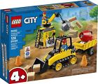 Lego City Town 60252 CONSTRUCTION BULLDOZER Trailer wrecking Ball NEW SEALED