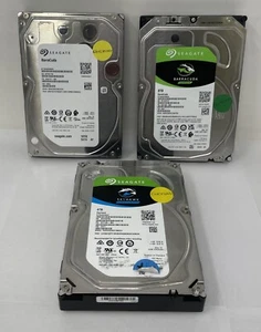 Seagate 3.5" Drives ST8000DM004 - ST4000VX007 - ST1000DM005 For Parts or Repair - Afbeelding 1 van 11