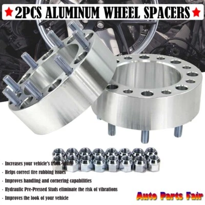 2x espaciadores de rueda 2,5 pulgadas 8 tacos M14x2 para Ford F-250 F-350 Super Duty 1999-2016 Foto 1 de 4