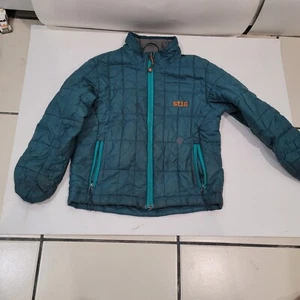 Stio Boys Insulated Zip-Up Puffer Jacket arm pit to arm pit 15" fair cond. - Picture 1 of 12