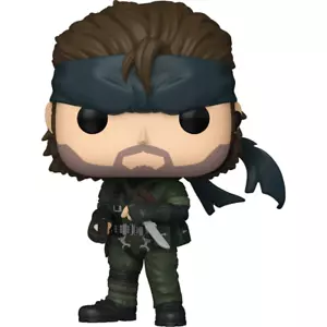 Funko Pop! Games Metal Gear Solid Naked Snake #1053 con protector contra estallidos - Imagen 1 de 2