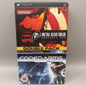 Metal Gear Solid Portable Ops Coded Arms Double Pack PSP Game - Picture 1 of 8