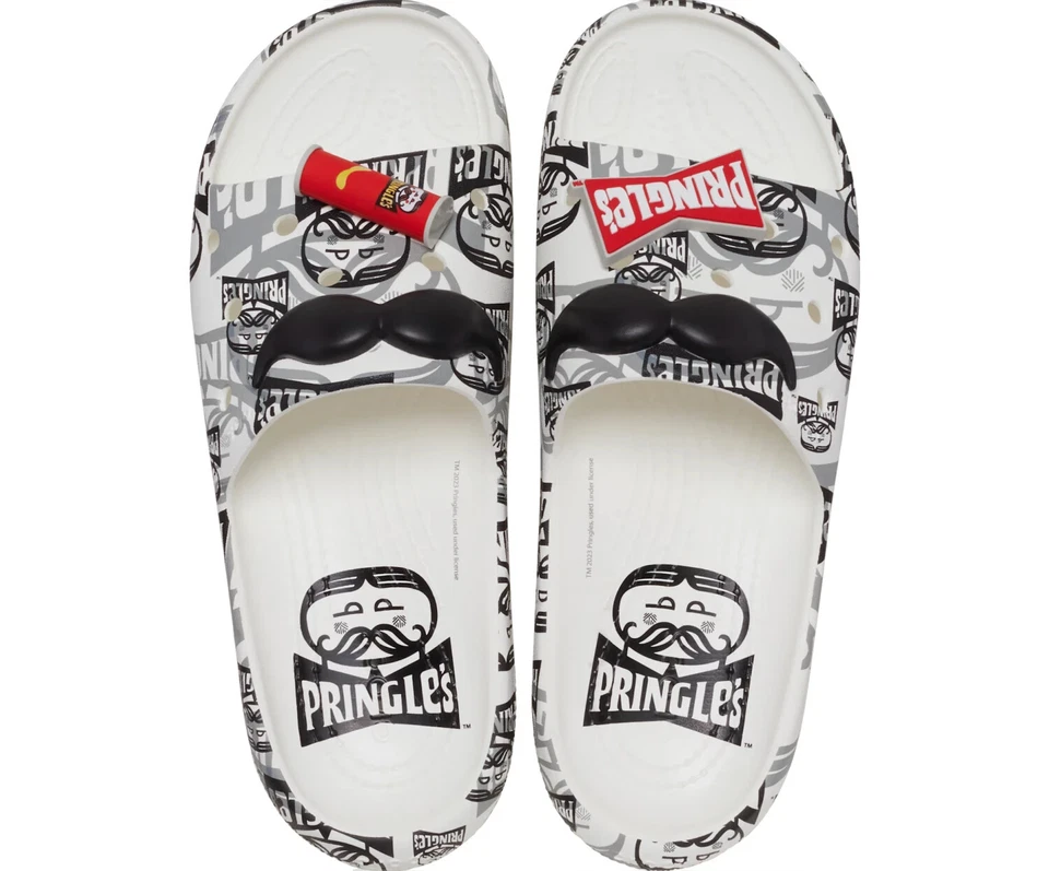 *NEW* Size 13 - CROCS X Pringles Classic Classic Slide - EXTREMELY RARE - DROP - Image 1 of 1