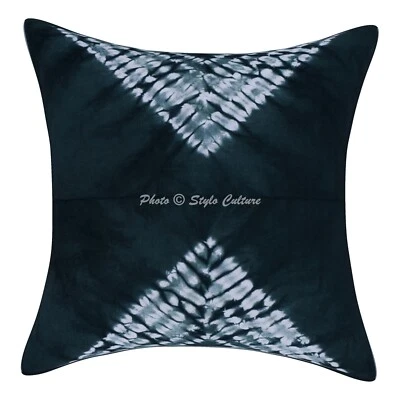 Decor Floor Cushion Shibori Decorative Tie Dye Hippie Gypsy Pillow Meditation - Image 1 of 4