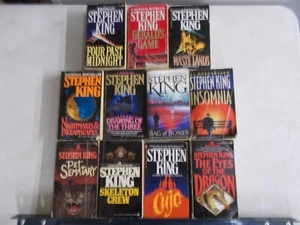 11 STEPHEN KING # PB CUJO SKELETON SEMATARY NIGHTMARES WASTE LANDS BONES - Picture 1 of 5