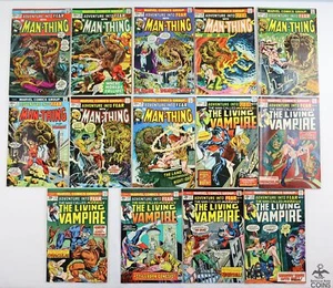 Lot of 14: 1973-1975 Marvel Adventures into FEAR #12-28 w/MAN-THING & MORBIUS - Picture 1 of 10