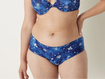 Victoria's Secret Pink PERIOD PANTY Hipster Beaming Blue LARGE - Image 1 of 4