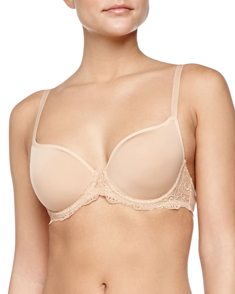 SUJETADOR ACOLCHADO HUIT GRAND JEU NUDE CONTORNO ESPACIADOR TALLA 38E / 16E Foto 1 de 1