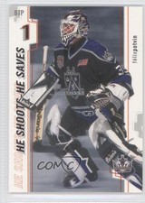 2002-03 ITG Be A Player Between the Pipes He Shoots-He Saves Points Felix Potvin