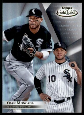 2018 Topps Gold Label Class 1 Yoan Moncada Chicago White Sox #34 MLB Baseball - Image 1 of 2