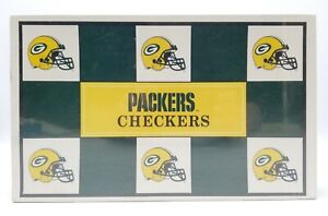 Vintage 1993 GREEN BAY PACKERS vs Bears NFL Helmet Checkers Board Game Sealed