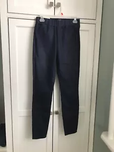 L’AGENCE Rochelle High Rise Pull On Coated Jean Navy Stargazer Size Large NWT - Picture 1 of 5