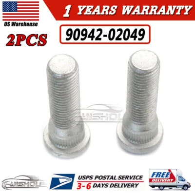 Perno de cubo de perno de rueda PARA LEXUS ES250 SCION TOYOTA COROLLA CAMRY 90942-02049 Foto 1 de 4