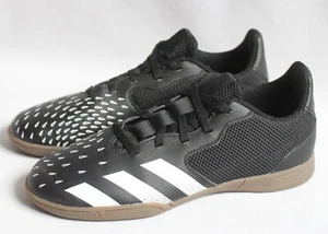 adidas Youth Size 5 Predator Freak.4 Sala Indoor Soccer Shoes Black/White FY0630 - Picture 1 of 8