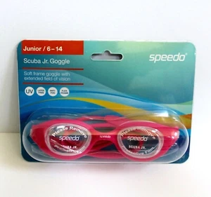 Speedo Adult Boomerang Gradient Swim Goggle Ages 15 years & up Pink & Clear - Picture 1 of 3