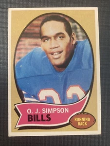 1970 Topps #90 O.J. Simpson Buffalo Bills   RC Ex-Mt Centered Rookie Card - Picture 1 of 2