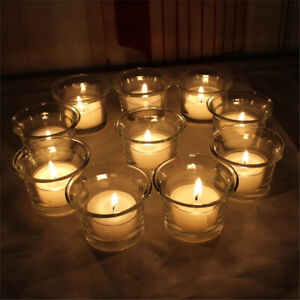 Beautiful Clear Glass Light Votive Candle Holders Wedding Party hot. MMKK