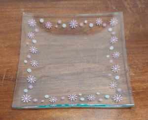Pampered Chef Pink Daisy Dessert Plates Set Of 8 - Picture 1 of 6