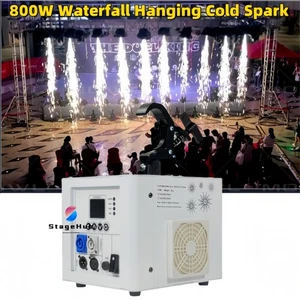 Cascada colgante invertida 800 W chispa fría DJ bar DMX máquina de fuegos artificiales bengala - Imagen 1 de 9