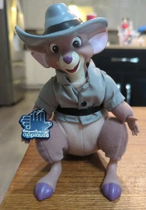 Disney Vintage Rescuers Down Under Jake Plush Plastic 7" Applause Animated Movie - Picture 1 of 8