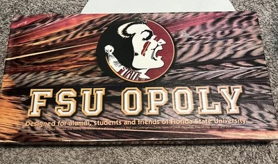 Florida State University F.S.U. opoly Board Game FSU Monopoly Only 4 Tokens - Image 1 of 3