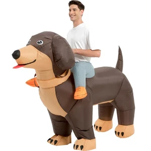 Costume Cane Gonfiabile Adulto,Bassotto Fai esplodere,Cavalca su Costume Halloween... - Foto 1 di 8