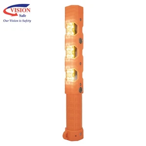VISION SAFE Rechargeable Traffic Control Baton Wand (Amber/Red) - Picture 1 of 3