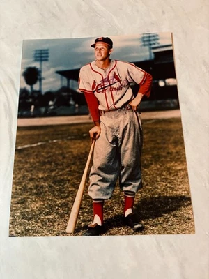 Stan Musial HOF 20+ year St.Louis Cardinals outfielder colof autographed photo - Image 1 of 3