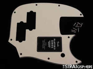 Fender Player II Mustang Bass PJ PICKGUARD Chitarra Precisione Jazz Pergamena  - Foto 1 di 2