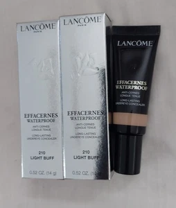 2 Lancome Effacernes Undereye Concealer LIGHT BUFF 210 new in box - Picture 1 of 2