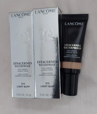 2 Lancome Effacernes Undereye Concealer LIGHT BUFF 210 new in box - Image 1 of 2