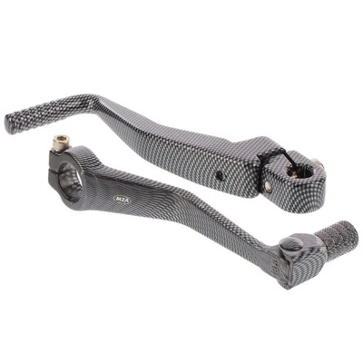 SET Kickstarterhebel + Fußschalthebel klappbar, Farbe carbon - Simson S51, S53 - Bild 1 von 4