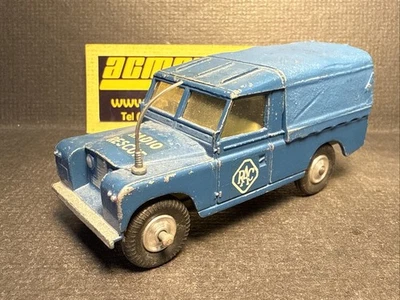 1962-64 Corgi Toys 416S RAC RADIO RESCUE LAND ROVER 109” W.B + ORIGINAL CANOPY A - Image 1 of 4