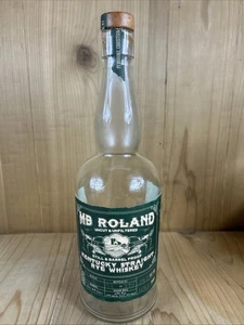 MB Roland Kentucky Straight Rye Whiskey Bottle Batch 8 Empty 2015 - Picture 1 of 10