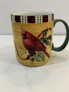 Lenox Coffee Mug Cup Winter Greetings Cardinal Bird Everyday Holiday 8 Ounce - Picture 1 of 5