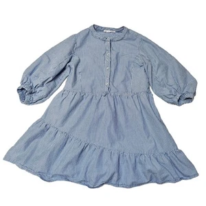 Zara Striped Shirt Dress Size 8 - Picture 1 of 7