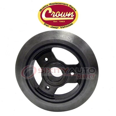 Crown Automotive Engine Harmonic Balancer for 1975-1983 Jeep CJ5 4.2L L6 - pl - Image 1 of 4