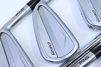 Ping i230 Irons / 4-PW / Orange Dot / Stiff Flex Dynamic Gold 120 S300 Shafts - Image 1 of 4