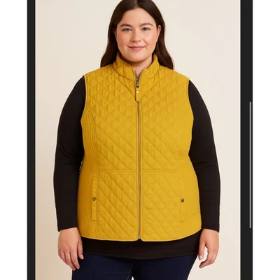 Joules Quilted Vest Caramel Women Size US 22 Padded Gilet - Image 1 of 4
