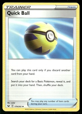 2020 Sword & Shield Quick Ball Uncommon #179 - Image 1 of 2