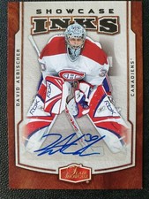 2006-07 Flair Showcase Inks IDA David Aebischer #ed/100