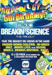 Raveology 6th Birthday - Raveology v's Breakin Science - CD Pack - Picture 1 of 1