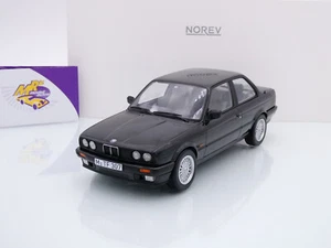 Norev 183203 # BMW 325i Limousine E30 Baujahr 1988 " schwarzmetallic " 1:18 NEU - Bild 1 von 5