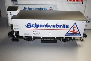 Märklin 5831 2-Achser Bierwagen Schwabenbräu Würtemberg Spur 1 OVP - Picture 1 of 2
