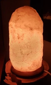Himalayan 9 Inch Crystal Orange Salt Lamp - Picture 1 of 2