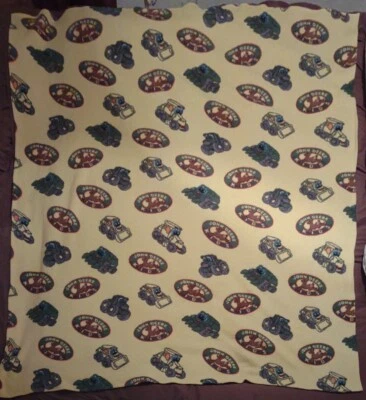 Cobertor infantil de lã John Deere 59"x69" trator veado equipamento agrícola agricultor - Imagem 1 de 4